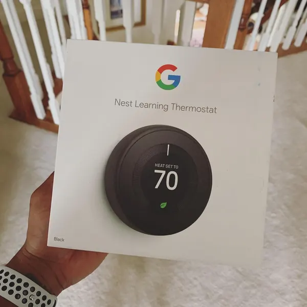 Nest Learning Thermostat ready for professional installation
